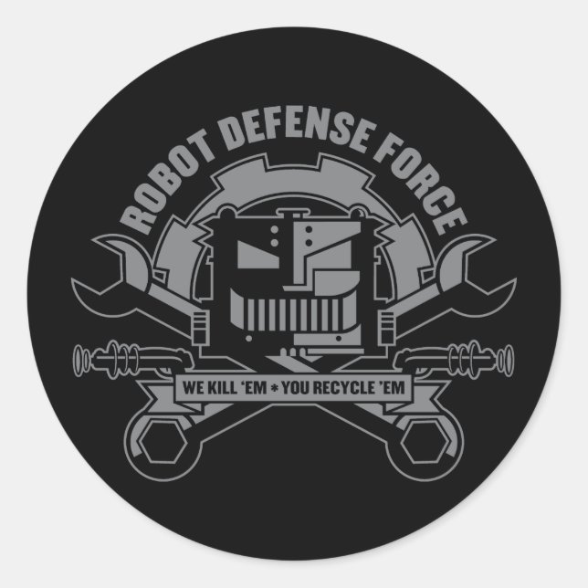 Robot Defense Force Sticker (Front)