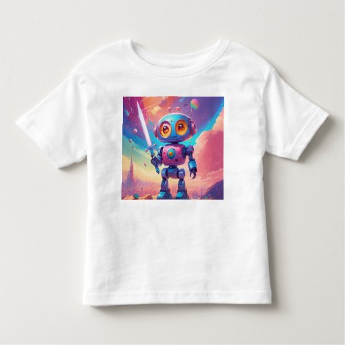 robot design t shirt for kids 