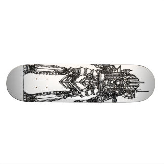 Robot Desk Skateboard Deck