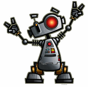 Robot Diz sculpture