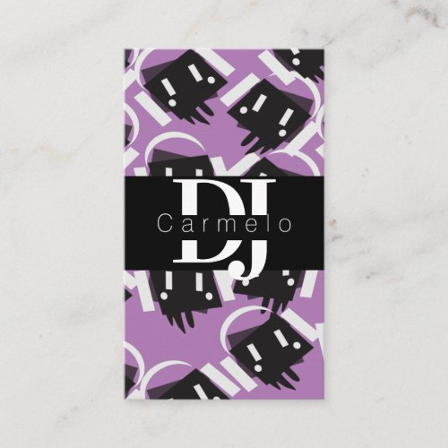 Robot Dripping Music Producer Night Club Business Card