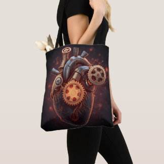 Robot Energy Tote Bag – Gear Heart Tech Design