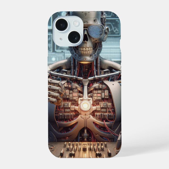Robot Engineer Iphone Case (Back)