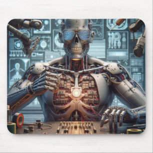 Robot Engineer Mouse Pad