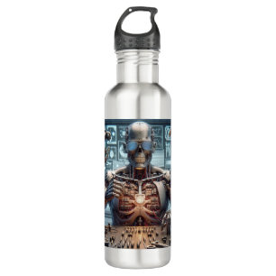 Robot Engineer Stainless Steel Water Bottle