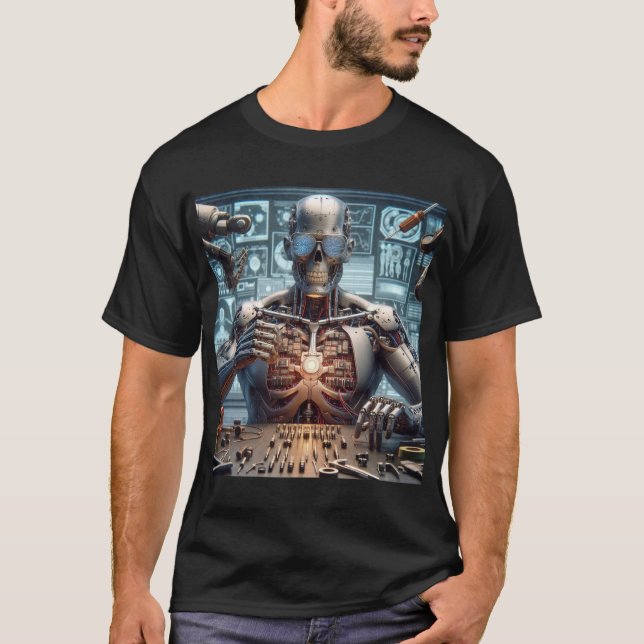 Robot Engineer T-Shirt (Front)