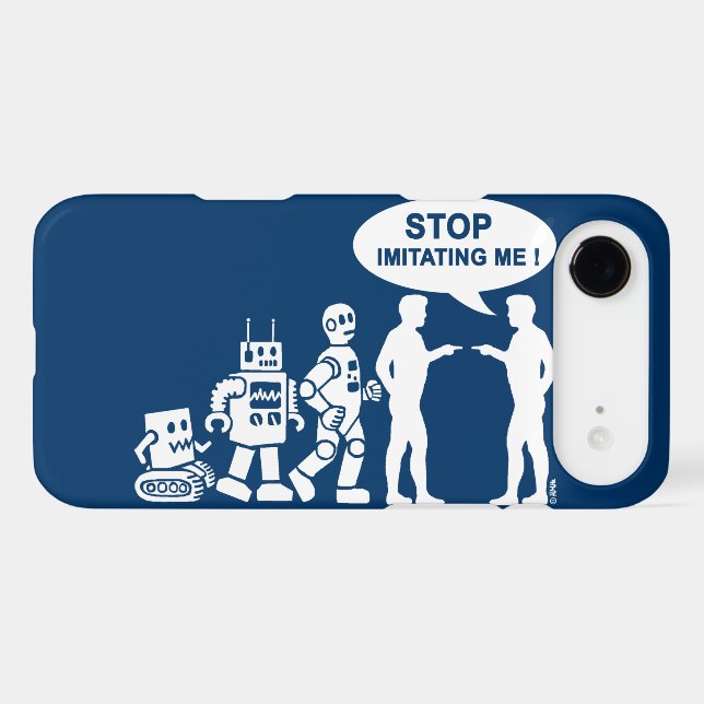 Robot evolution Case-Mate iPhone case (Back (Horizontal))