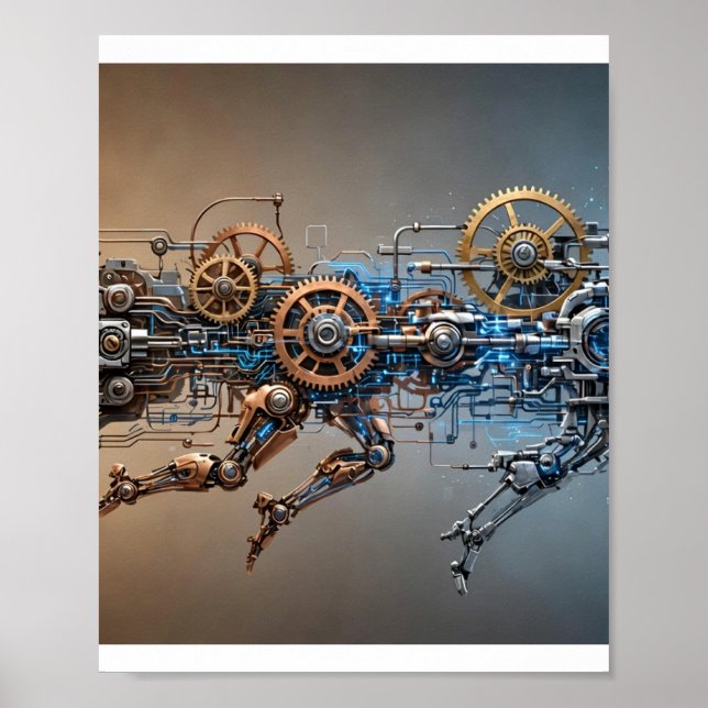 Robot Evolution — Gears to Intelligence Poster (Front)
