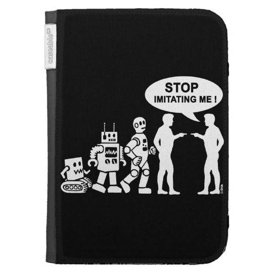 Robot evolution kindle 3 case