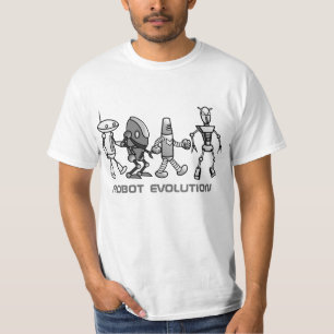 robot evolution mono tshirt