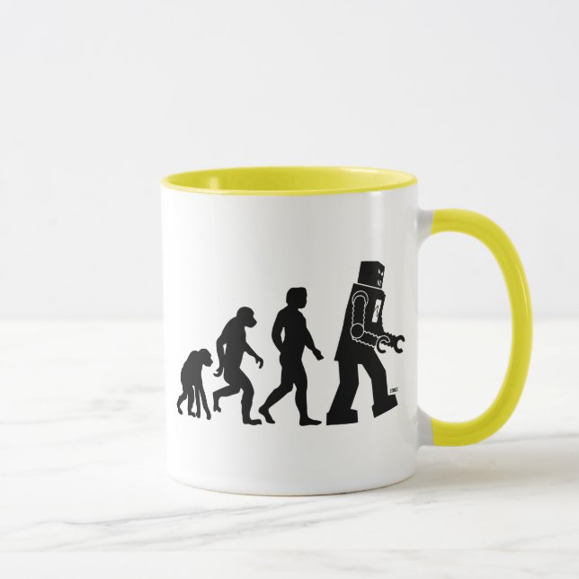 Robot Evolution Mug (Right)