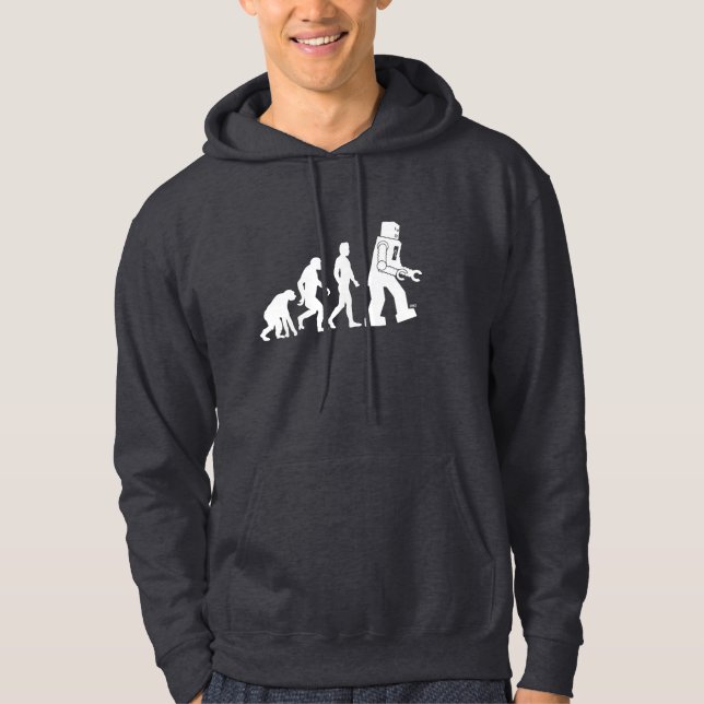 Robot Evolution - Our new Robot Overlords Hoodie (Front)