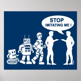 Robot evolution poster