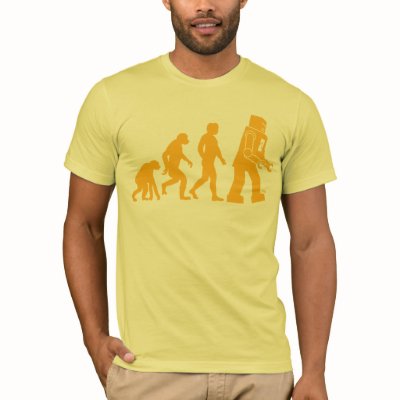The Big Black Robot Evolution Bang Theory t-shirt-Sheldon nerd Cooper TV geek