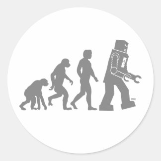 Robot Evolution Sticker