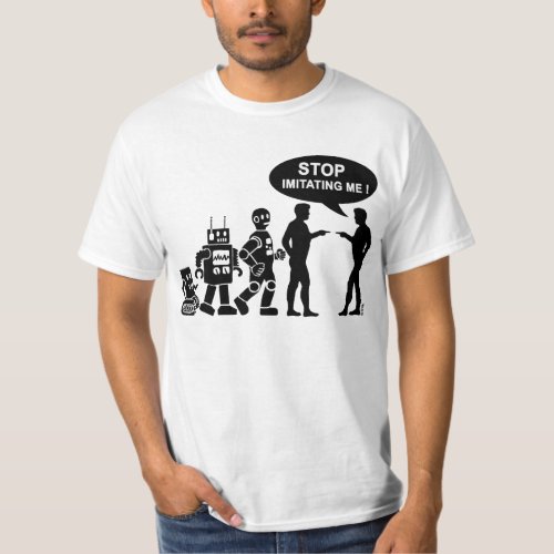 Robot evolution T_Shirt