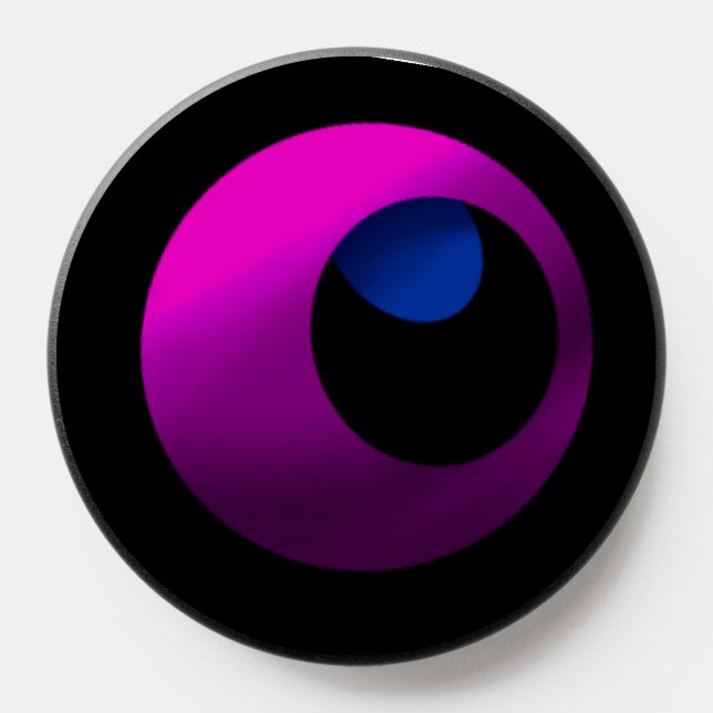 Robot eye purple PopSocket (Popsocket)