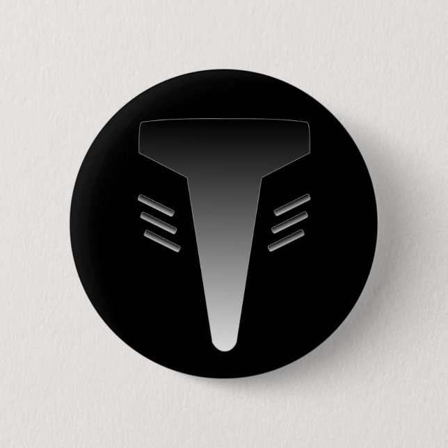 Robot Face Button (Front)