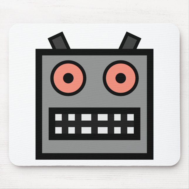 ROBOT FACE MOUSE PAD (Front)