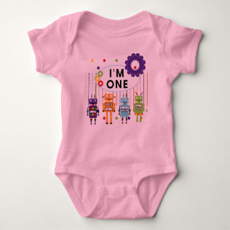 Robot First Birthday Tshirts and Gifts