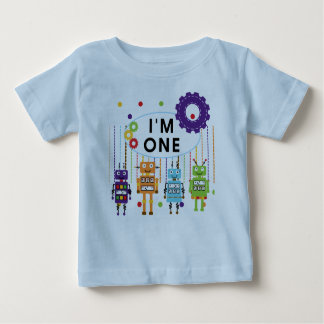 Robot First Birthday Tshirts and Gifts