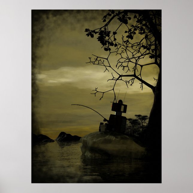 Robot Fishing Poster (Front)