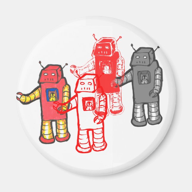 robot four magnet (Front)