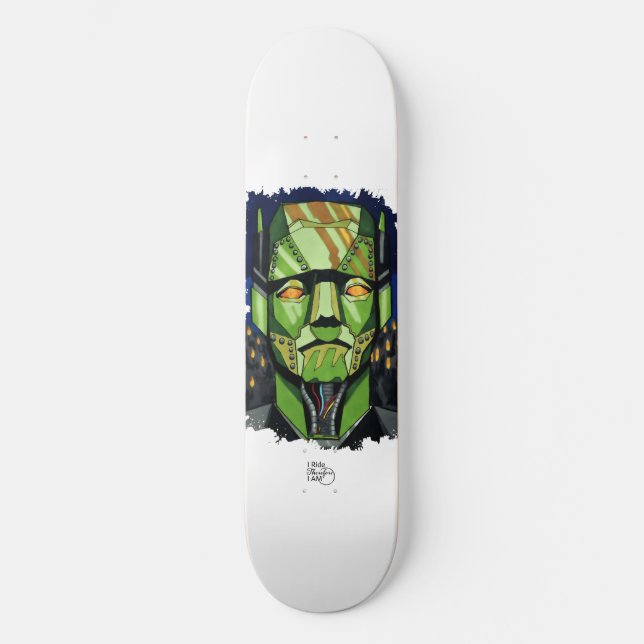 Robot Frankenstein shredder Skateboard (Front)