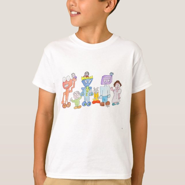 Robot Friends T-Shirt (Front)