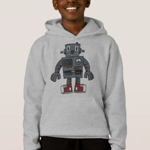 Robot front and back hoodie