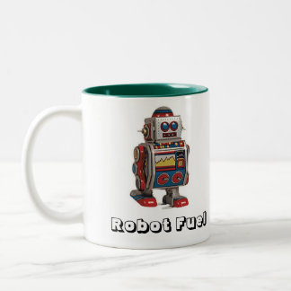 Robot Fuel Two-Tone Coffee Mug