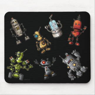 Robot Gang Mouse Pad