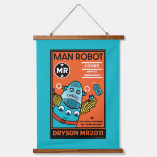 Robot Gifts For Anniversary Or Wedding Hanging Tapestry