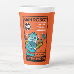 Robot Gifts For Anniversary Or Wedding Latte Mug