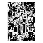 Robot Graffiti Poster