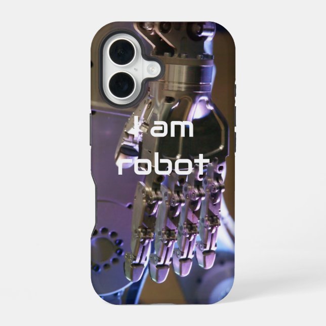 Robot hands  iphone case (Back)