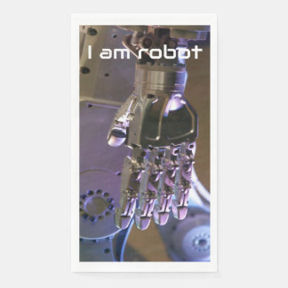 Robot hands paper guest towels