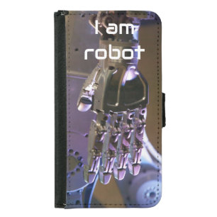 Robot hands samsung galaxy s5 wallet case