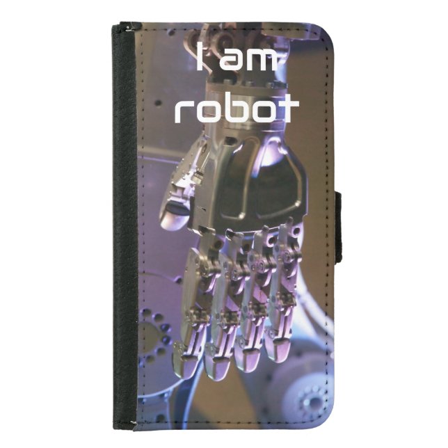 Robot hands  samsung galaxy wallet case (Front)