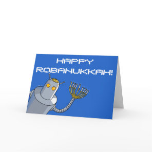Robot Hanukkah! Holiday Card