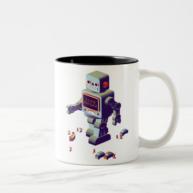 robot invasion mug (Right)