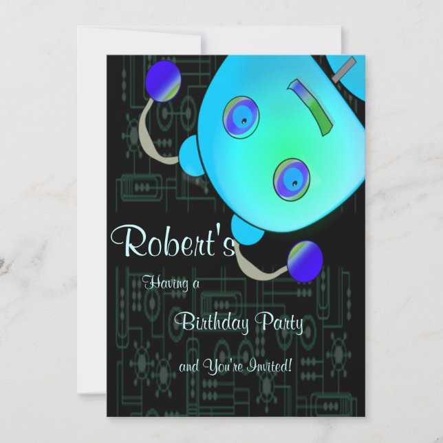 Robot Invitation (Front)