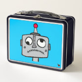 Robot Roll Call Metal Lunch Box