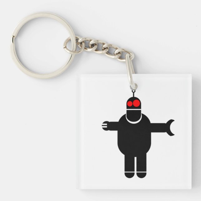Robot! Keychain (Front)