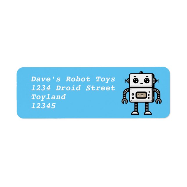 Robot Label (Front)