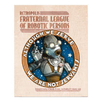 Robot Labor Union poster (16x20")