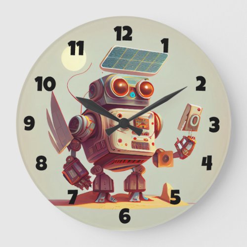 Robot Large Clock