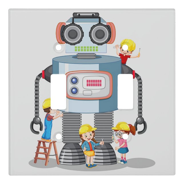 Robot Light Switch Cover (Front)