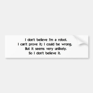 Robot Logic Bumper Sticker