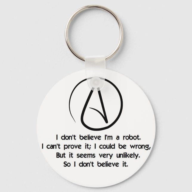 Robot Logic Keychain (Front)